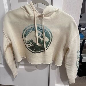 Universal Studios Jurassic World Cropped Hoodie size XS